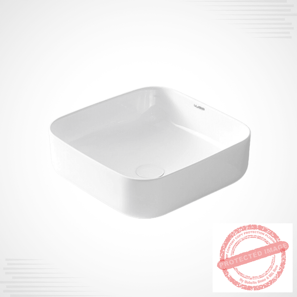 Square Vanity Ceramic Basin by Dell Sanitary Ware – Contemporary Design for Modern Bathrooms