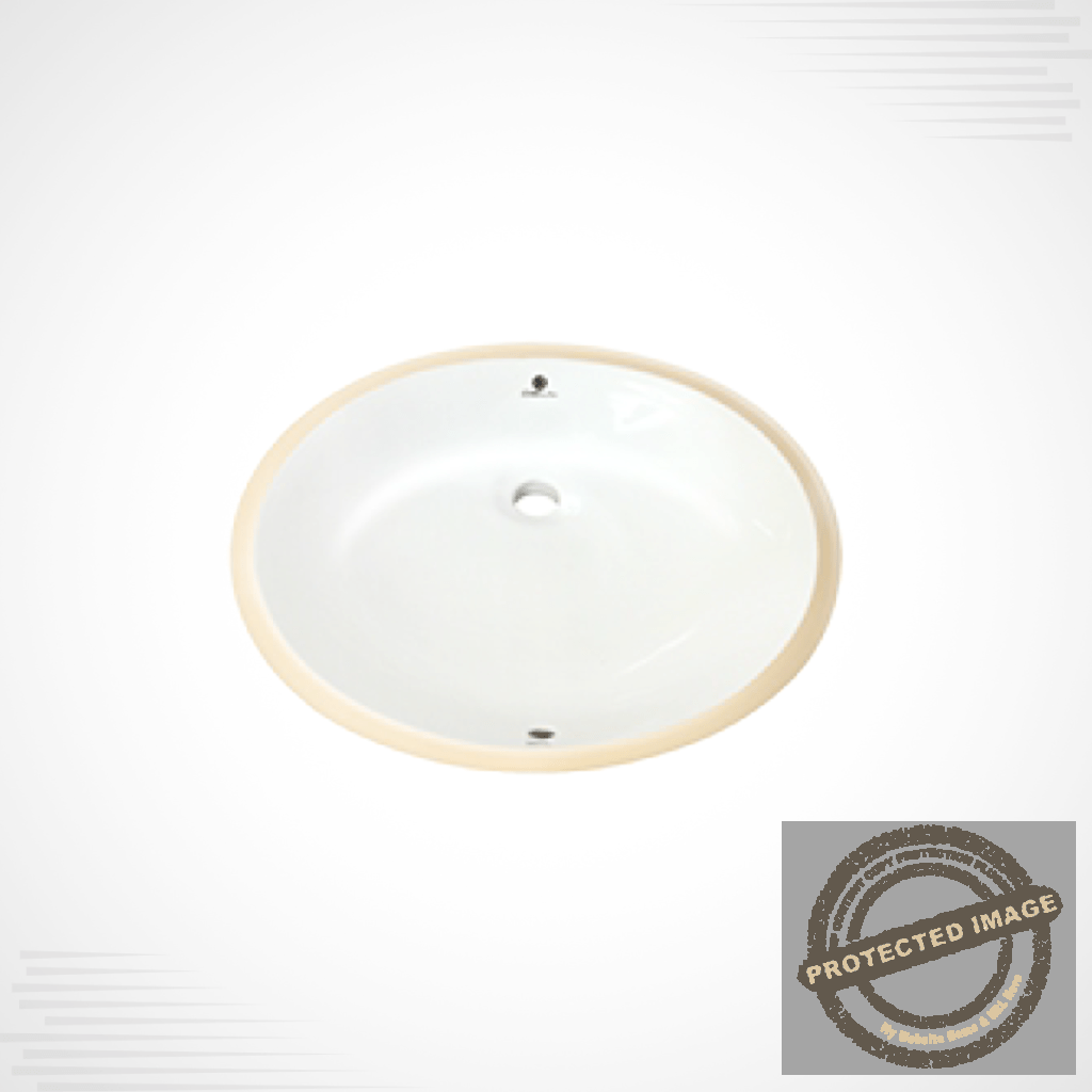 Under Counter Ceramic Basin by Dell Sanitary Ware – Seamless Integration with Modern Vanities