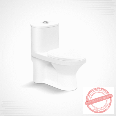 Dell 5 Commode – Modern Ceramic Toilet by Dell Sanitary Ware​