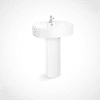 Flow Basin Pedestal – Sleek Ceramic Basin and Pedestal Set