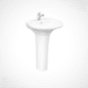 Galaxy Basin Pedestal – Contemporary Ceramic Basin and Pedestal Set