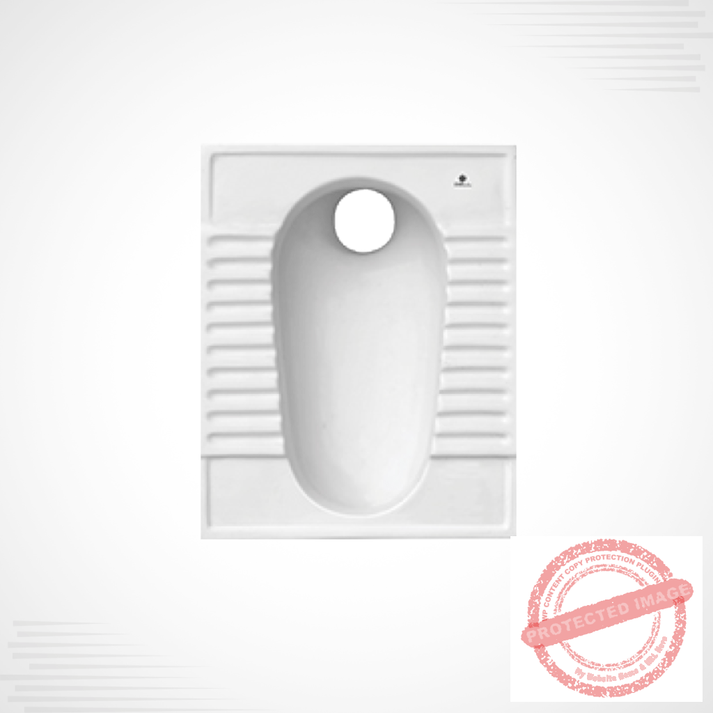 Orissa 1005 Ceramic Squatting Pan by Dell Sanitary Ware – Modern Elegance for Your Bathroom