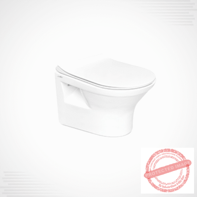 WH 01 Commode – Contemporary Ceramic Toilet by Dell Sanitary Ware​