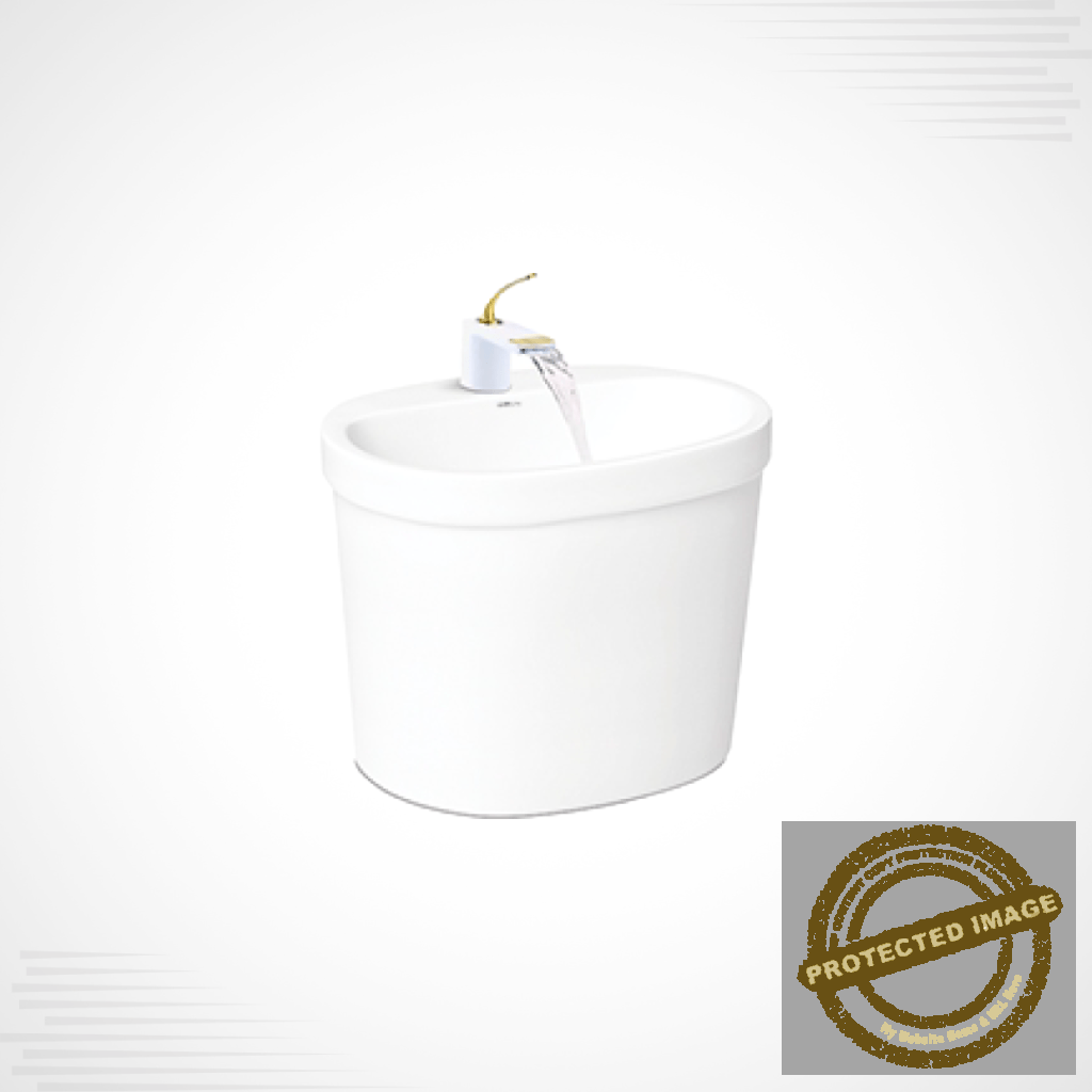 WH 02 Wall-Hung Basin by Dell Sanitary Ware – Contemporary Ceramic Design for Modern Bathrooms​