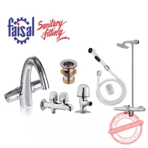 Complete Falcon Series Quarter Round Bathroom Shower Set