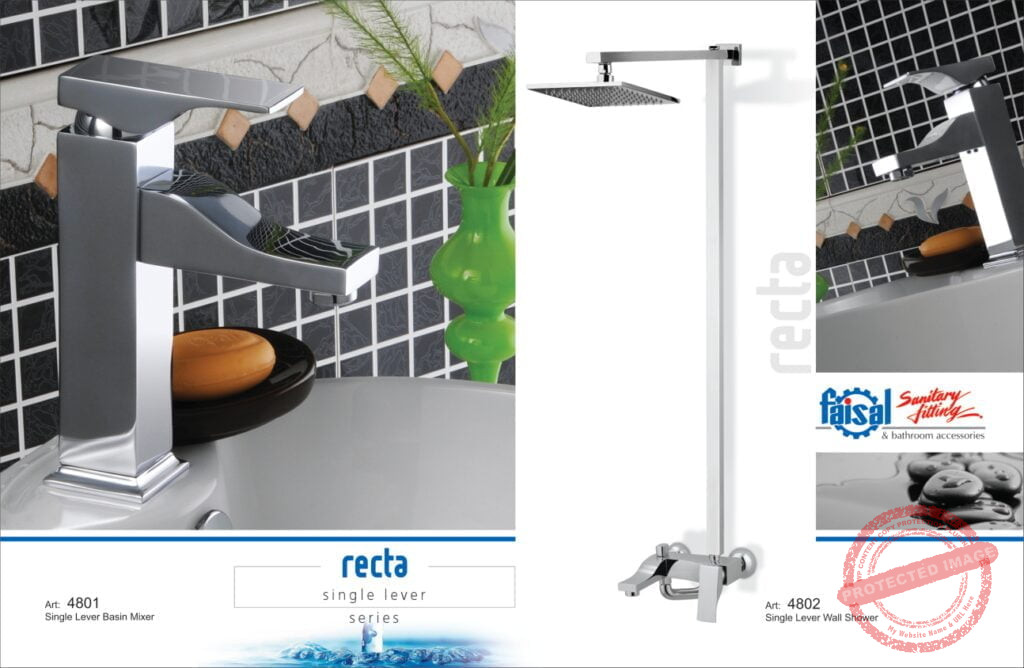 Complete Recta Series Single Lever Bath Set – Stylish & Functional Bathroom Solution