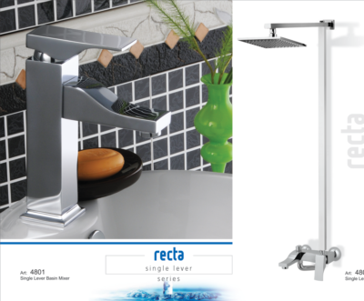Complete Recta Series Single Lever Bath Set – Stylish & Functional Bathroom Solution