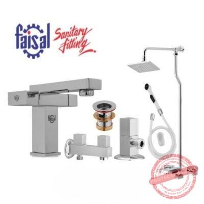 Complete Sleek Series Single Lever Bath Set – Modern, Efficient, and Stylish