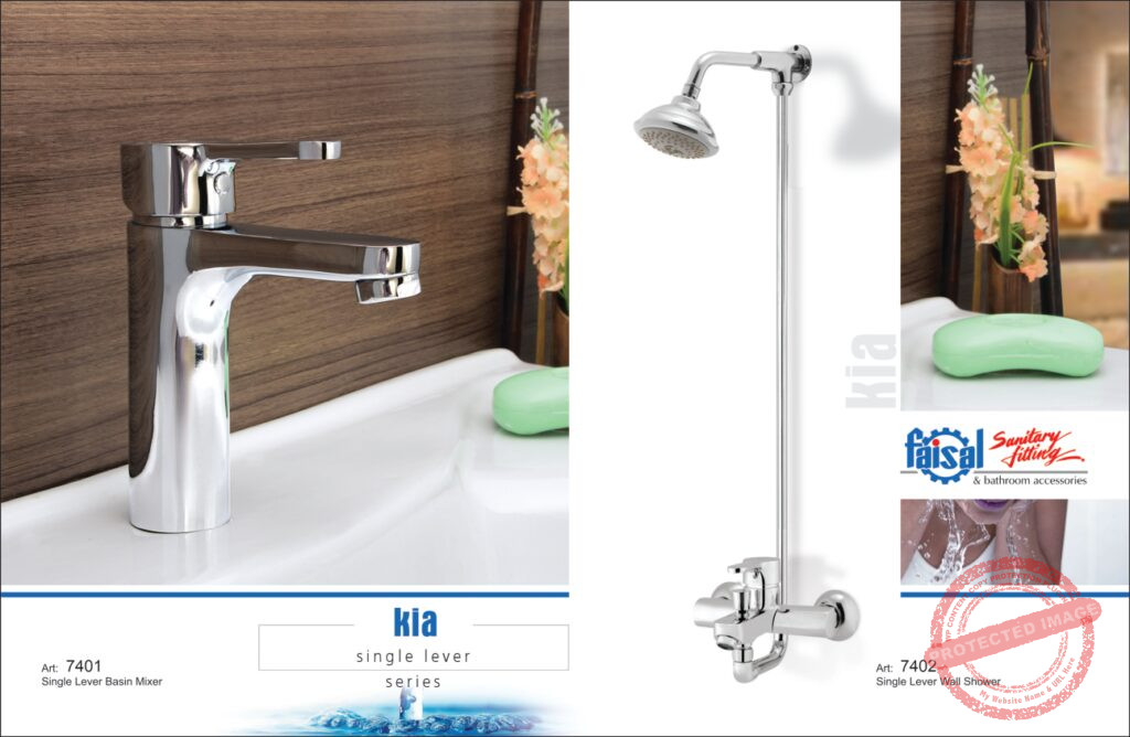 Kia Single Lever Complete Shower Bath Set – High-Quality Bathroom Fixtures by Faisal Sanitary Fittings