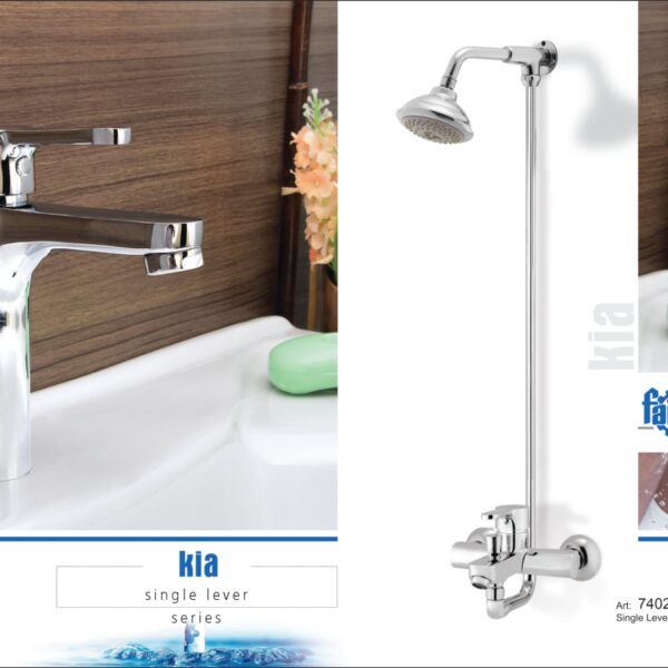 Kia Single Lever Complete Shower Bath Set – High-Quality Bathroom Fixtures by Faisal Sanitary Fittings