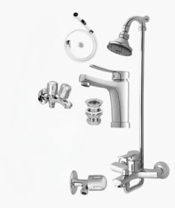 Complete REMIX SET Bathroom Sanitary Fittings Set