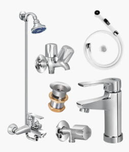 Complete ARCO SET Bathroom Sanitary Fittings