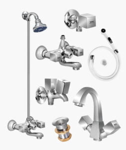 Complete ASTON SET Bathroom Sanitary Fittings