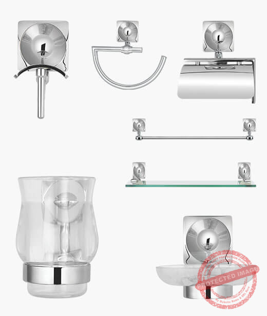 BRONCO Complete Bathroom Accessory