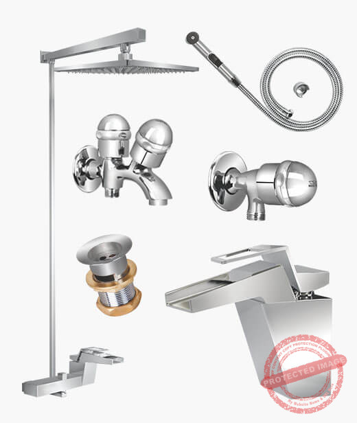 Complete CASPIAN SET Bathroom Sanitary Fittings