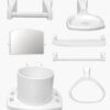CLASSIC Complete Bathroom Accessory Set