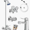 Complete Crest Set Bathroom Sanitary Fittings Set