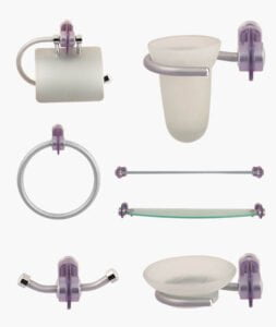 EDEN Complete Bathroom Accessory Set