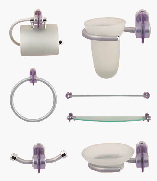 EDEN Complete Bathroom Accessory Set