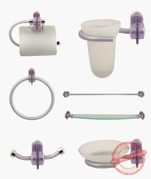 EDEN Complete Bathroom Accessory Set
