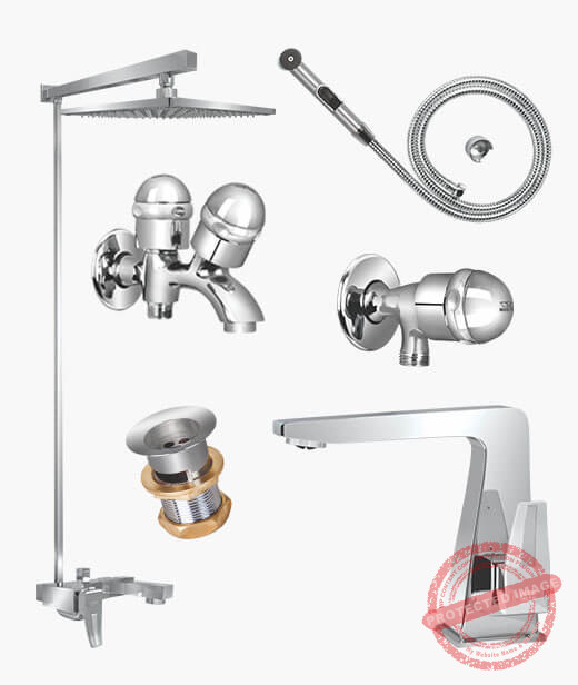 Complete FAB SET Bathroom Sanitary Fittings