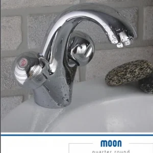 Complete Moon Series Quarter Round Bath Set – Elegant Utility with Modern Design