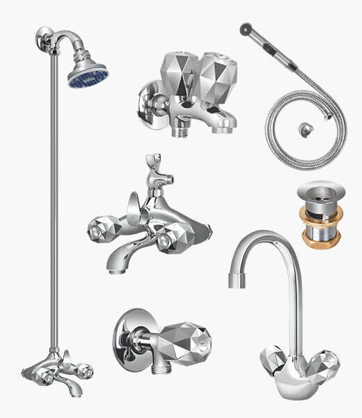 Complete FANCY SET Bathroom Sanitary Fittings