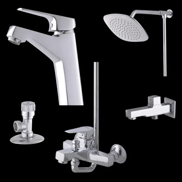 Complete FLAP SET Bathroom Sanitary Fittings