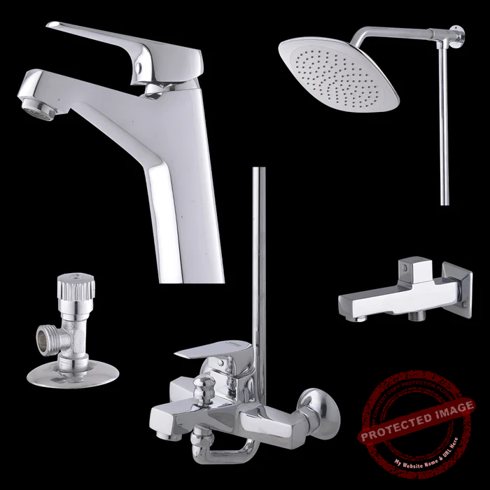 Complete FLAP SET Bathroom Sanitary Fittings