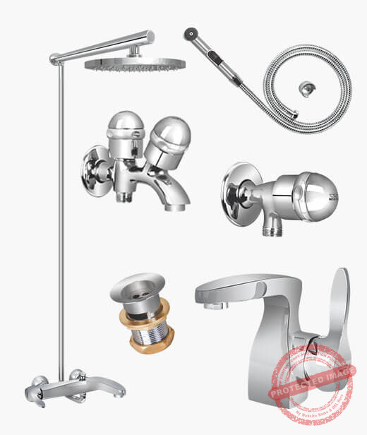 Complete OASIS SET Bathroom Sanitary Fittings