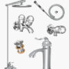 Complete ORNATE SET Bathroom Sanitary Fittings