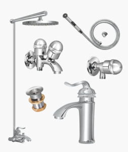 Complete ORNATE SET Bathroom Sanitary Fittings