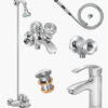 Complete PELICAN SET Bathroom Sanitary Fittings