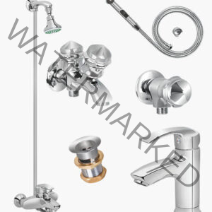 Complete PELICAN SET Bathroom Sanitary Fittings