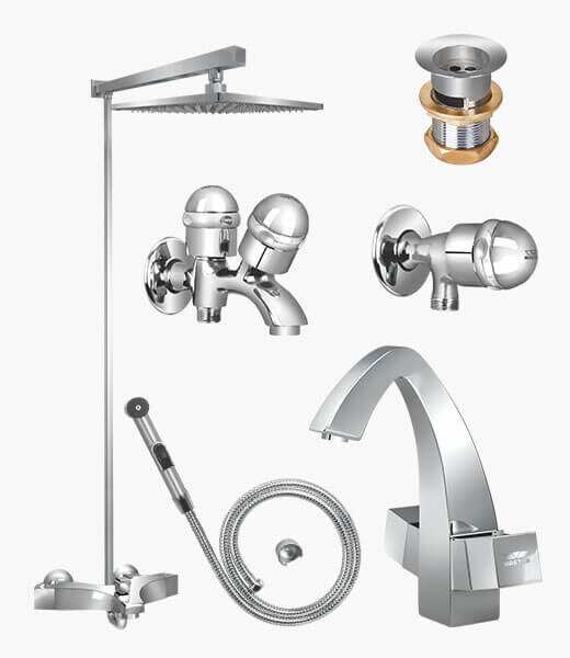 Complete PHANTOM SET Bathroom Sanitary Fittings