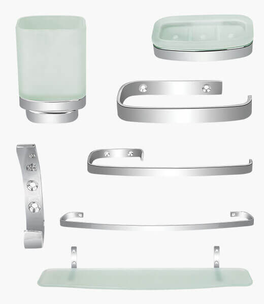 PRIMO Complete Bathroom Accessory Set