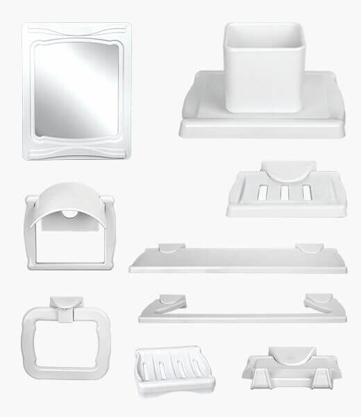 PRISM Complete Bathroom Accessory Set
