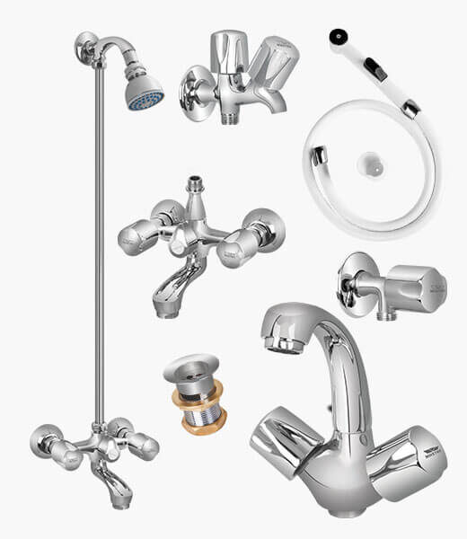 Complete PROFIT PLUS SET Bathroom Sanitary Fittings