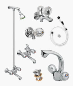Complete REGAL SET Bathroom Sanitary Fittings