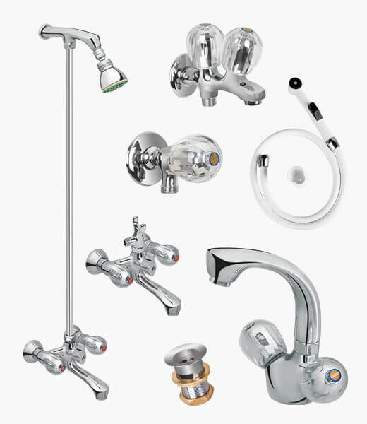 Complete REGAL SET Bathroom Sanitary Fittings