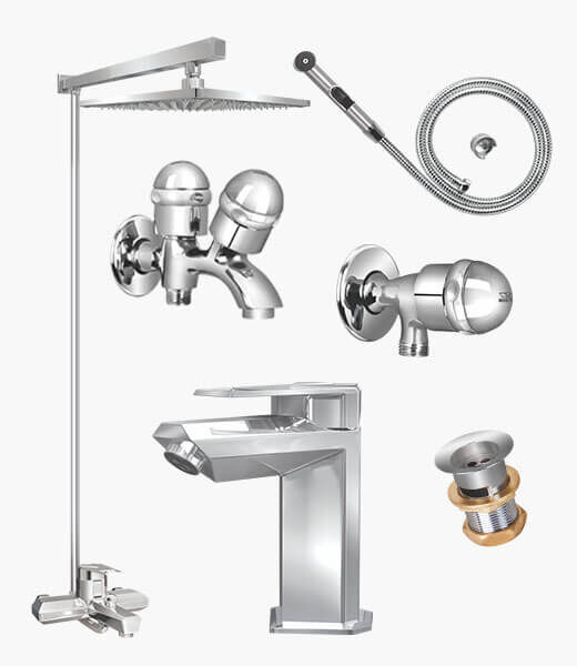 Complete SAPPHIRE SET Bathroom Sanitary Fittings Set