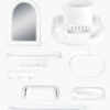SPECTRUM Complete Bathroom Accessory Set
