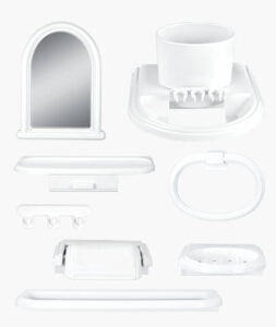 SPECTRUM Complete Bathroom Accessory Set