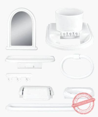 SPECTRUM Complete Bathroom Accessory Set