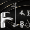 Complete Single Lever IRAM Bathroom Shower SET