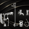 Complete Single Lever FALCON Bathroom Shower Set