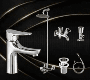 Complete Single Lever Seagull Bathroom Shower Set
