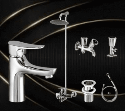 Complete Single Lever Seagull Bathroom Shower Set