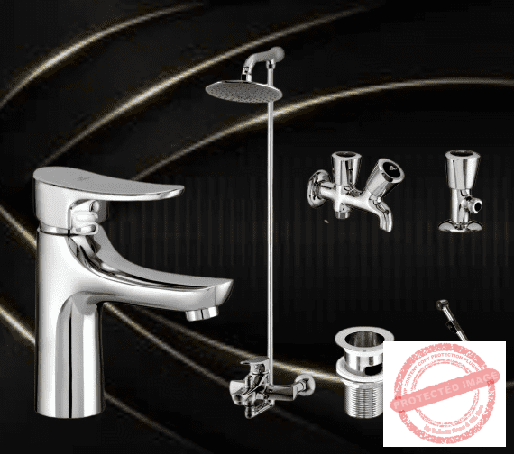 Complete Single Lever Seagull Bathroom Shower Set