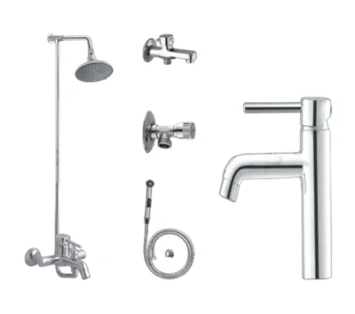 Complete MERLIN SET Bathroom Sanitary Fittings